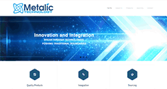 Desktop Screenshot of metalic.com.au