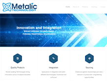 Tablet Screenshot of metalic.com.au